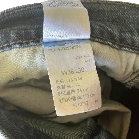 Levi's Signature Series Athletic Fit Denim Jeans Mens Size 38 Straight Med Wash - Picture 7 of 9